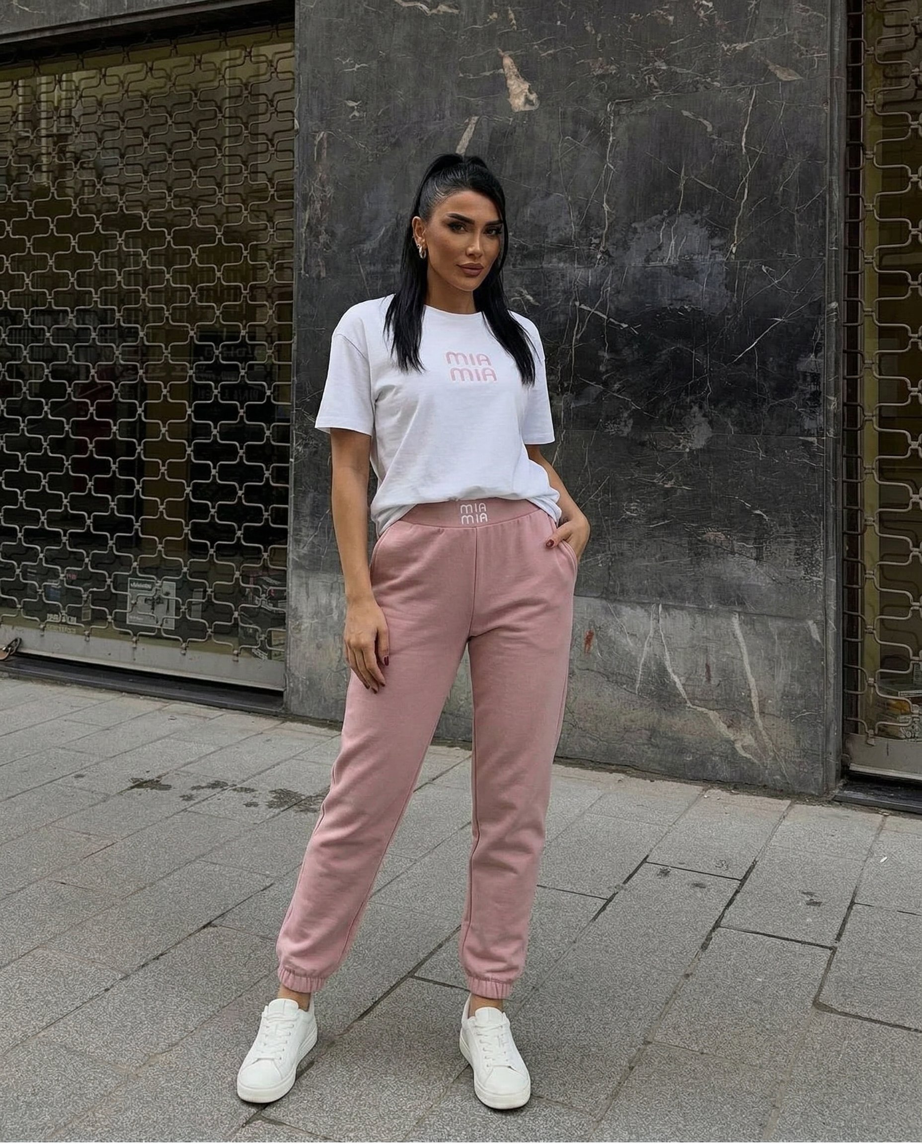 Cropped Faux leather Jacket