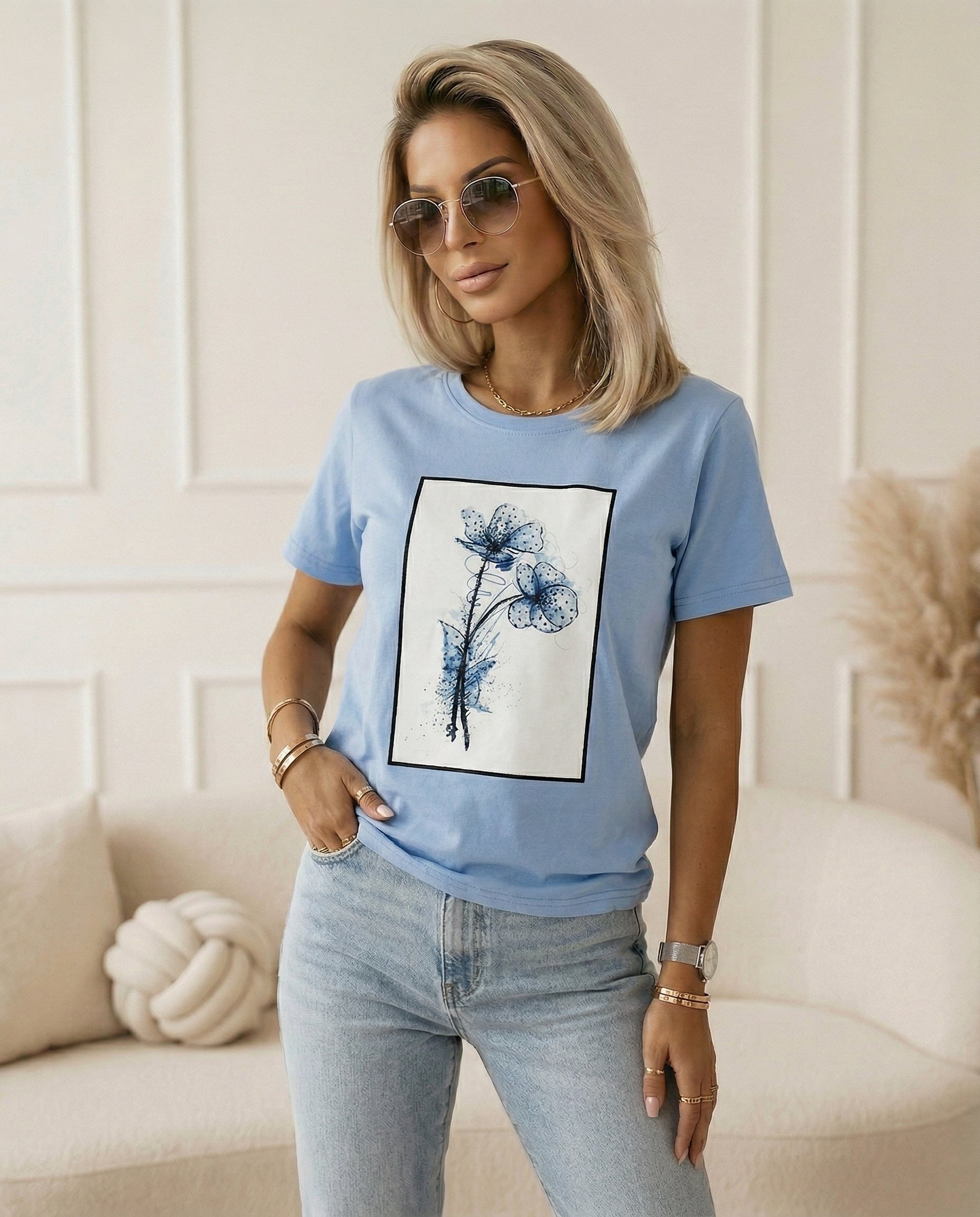 Bluzka z KWIATKIEM - 4