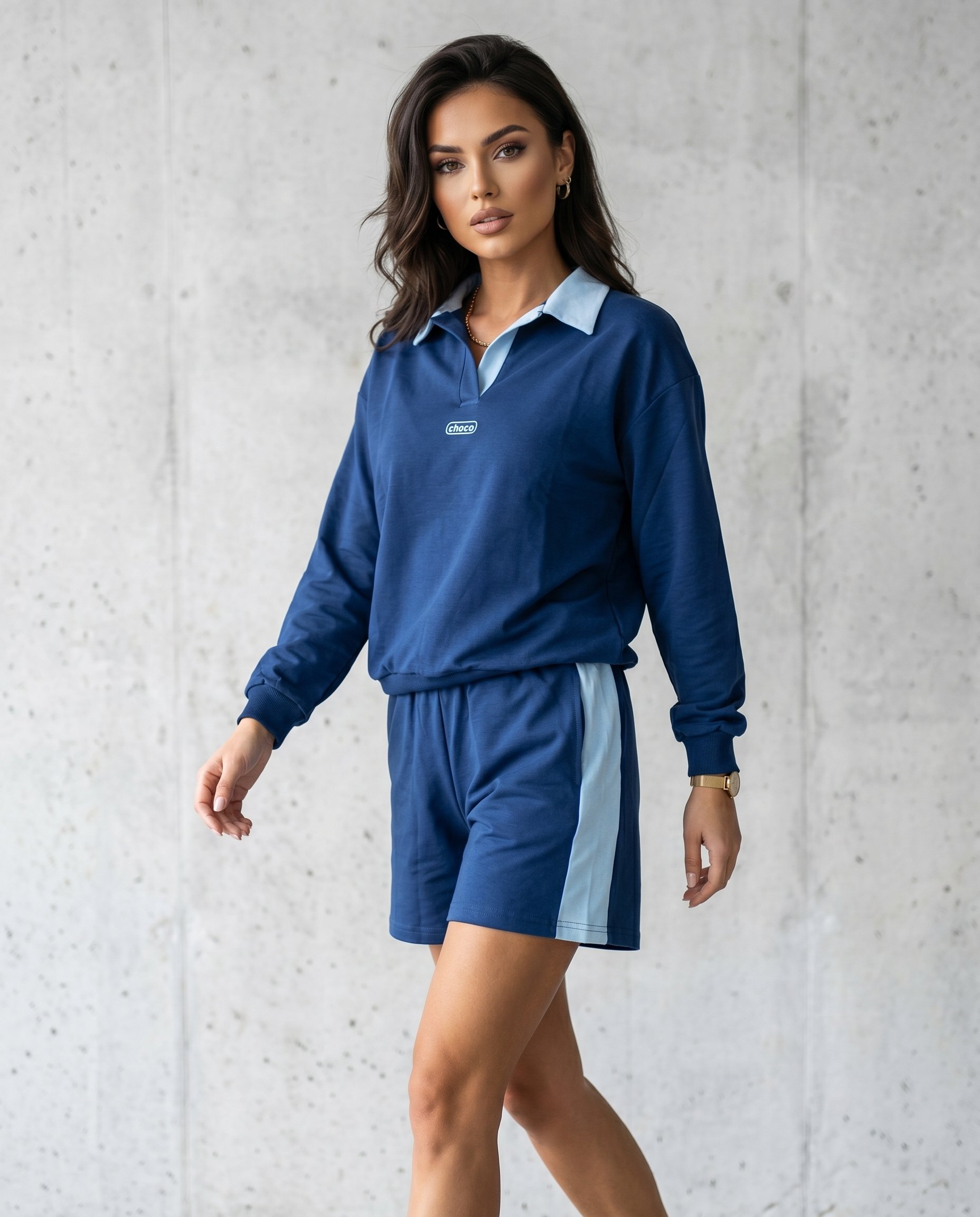 BLUZA Z SZORTAMI FE-1636