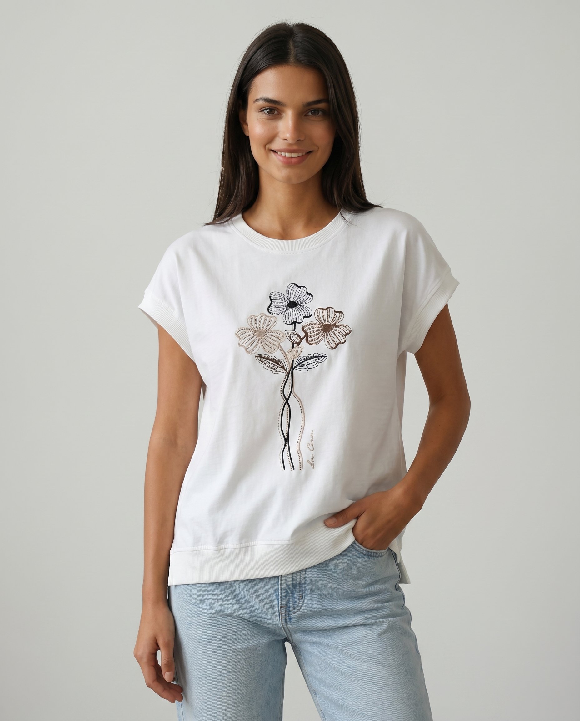 Bluzka z KWIATAMI KEN-02 - 1