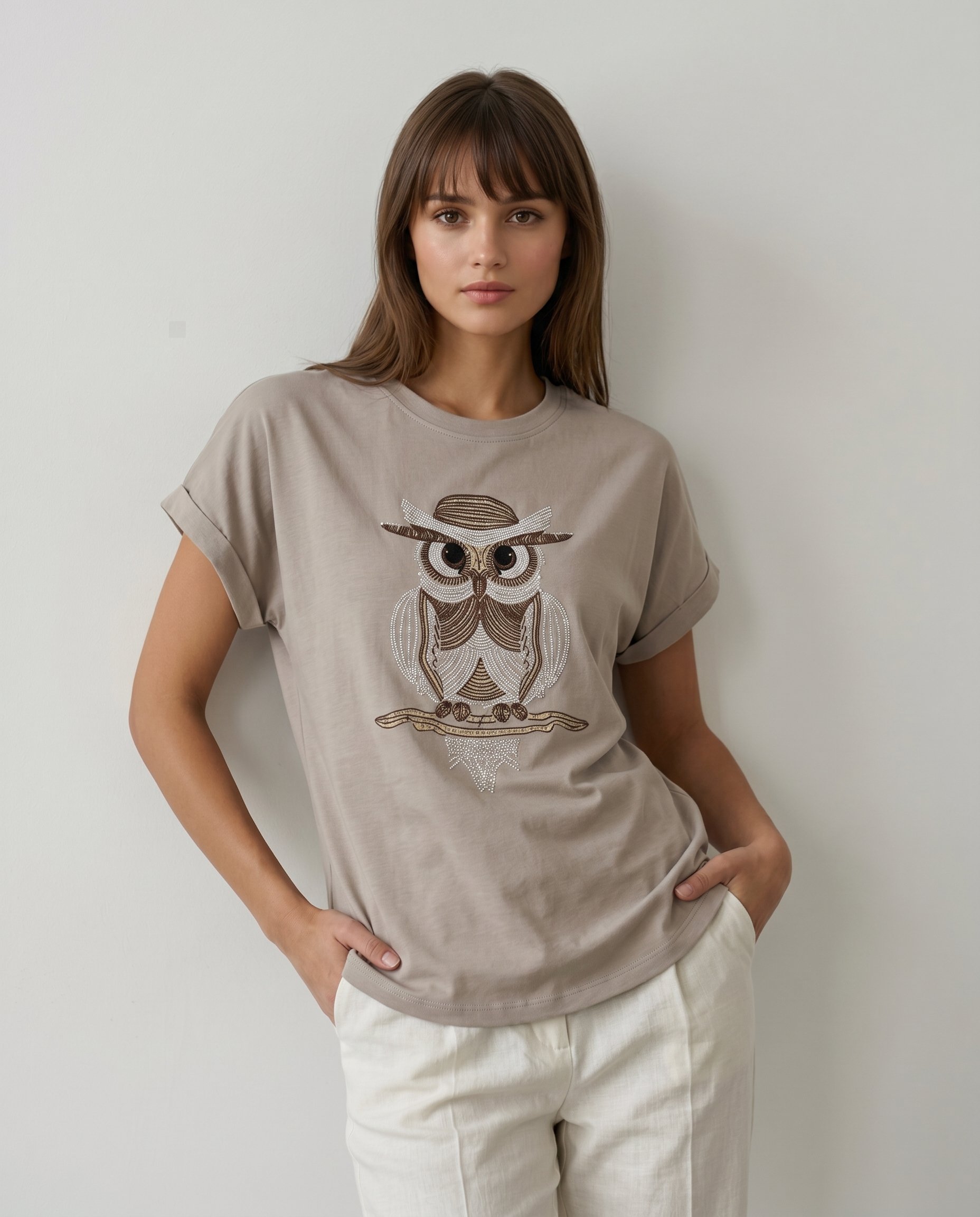 Bluzka z SOWĄ KEN-60656 - 6