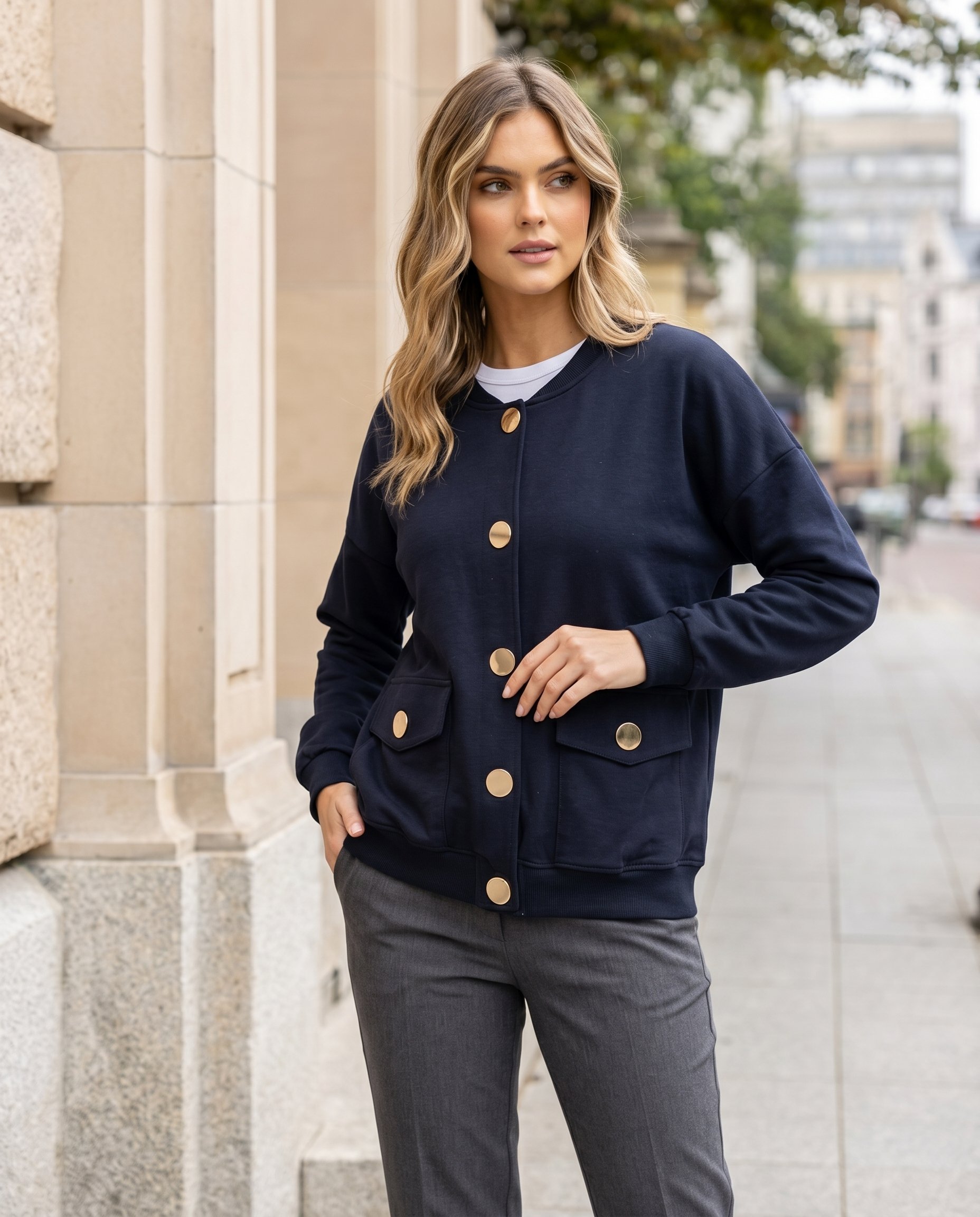 Bomberka na guziki KEN-40375 - 3